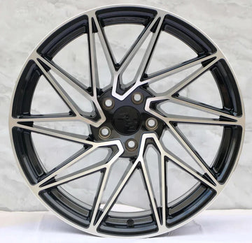 19" Wheels 19x8.5 / 19x9.5 +35 5x114.3 CB73.1 KT20 Style Staggered Rims Set 4