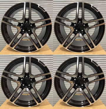 20" Wheels For Mercedes S560 S550 S580 CL550 S500 Staggered 20x8.5 / 20x9.5 Set