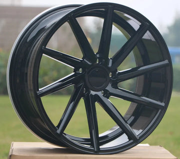 19" WHEELS 19x8.5 19x9.5 +35 5x114.3 TUNER BLACK RIMS SET 4 FOR ACCORD LEXUS KIA