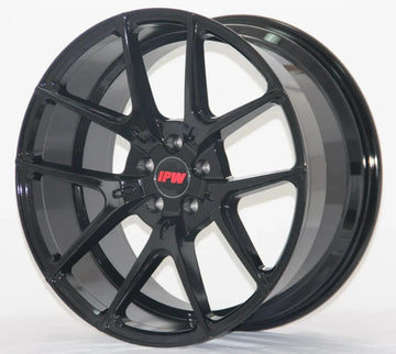 20" Wheels 20x8.5 +35 5x114.3 CB 73.1 Gloss Black JDM Style Rims Set 4