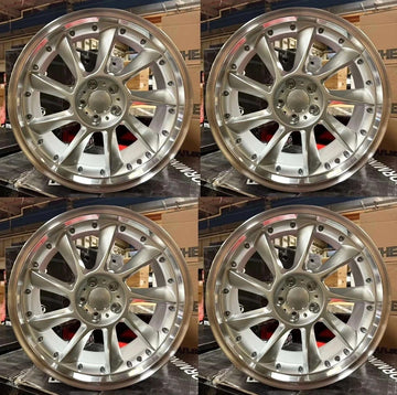 4 PCS 19" Wheels For Mercedes Benz S430 S500 S550 E350 19x8.5 / 19x9.5  5x112