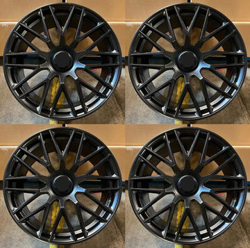 22x10 5X112 Satin Black 22" Wheels Fit Mercedes ML GLE GL GLS 350 450