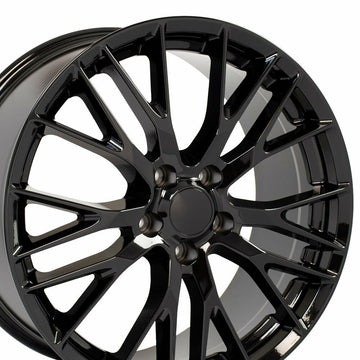 20x10 Wheel Rim Fits C7 Corvette C7 Z06 CV22C Black 20 Inch 58982
