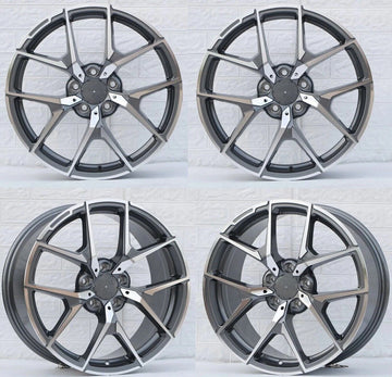 18" Wheels SET 4 For Mercedes S430 S500 E350 GLC300 GLC350 CLK 18x8.5+38 5x112