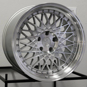 18" Aodhan AH05 Wheels 5x114.3 +35 Silver 18x8.5 Rims For Accord Civic IS300