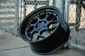 18x8.5 Aodhan DS01 Wheels 5x100 +35 Gloss Black 18 Inch Rims Set of 4