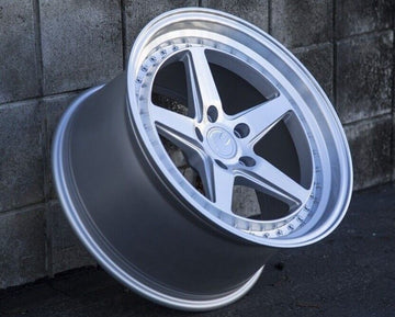 19" AodHan DS05 Wheels 19x9.5 +15 / 19x11 +15 5x114.3 Silver Machined Rims Set 4