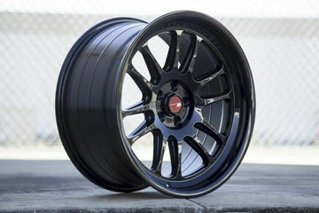 18" Aodhan Ah07 Gloss Black Wheels 18x8.5 +35 / 18x9.5 +30 5x114.3 Rims (Set 4)