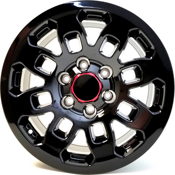 16" Wheels Fit Toyota 4Runner Tacoma FJ 16x7 6x139.7 +5 Gloss Black Rims Set 4