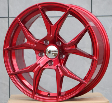 19"  Wheels 19x8.5 +35 5x114.3 CB 73.1 For Tesla Model 3 Y Red Tuner Rims Set 4