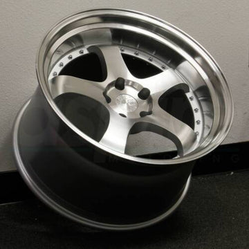 19" Aodhan AH03 Wheels 19x9.5 +22 / 19x11 +22 5x114.3 Silver Machined Rims Set 4