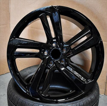 20" Gloss Black Wheels Fits Honda Accord Ex Lx Civic 20x8.0 5x114.3 Set 4