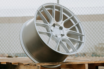 18x9.5 +35 Aodhan AH-X Wheels 5x112 Silver 18 Inch Rims Set 4