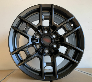 17"  Satin Black Wheels For Toyota 4Runner Tacoma GX460 GX470 FJ 6x139.7 17x8 +5