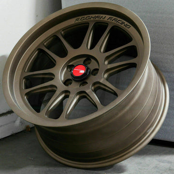 18"  Aodhan Ah07 Wheels 18x9.5 +35 5x100 Bronze Rims (Set 4)