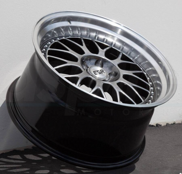 18x9.5 +22 / 18x10.5 +22 5x114.3 ESR SR01 Gunmetal Wheels 18" Rims Set 4