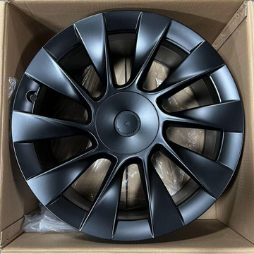20" Wheels For Tesla Model 3 AND Y Set OF 4 20x9.5 5x114.3 Satin Black Rims Set