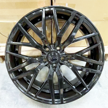 20" Wheels 20x8.5 / 20x10 +35 5x114.3 Staggered Gloss Black Rims SPD Style Set 4
