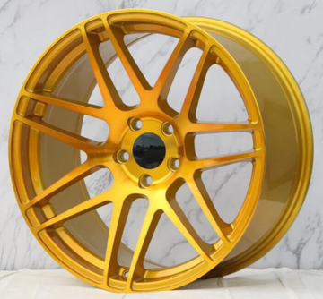 19" Wheels 19x9 +32 5x114.3 73.1 Gold Tuner Style For Tesla Model 3 Y Rims Set 4