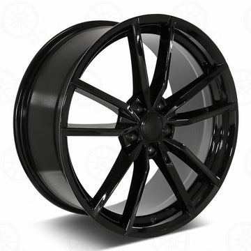 18" Black Wheels Fit Volkswagen GTI Golf Jetta Passat VW 18x8 +45 5x112 Set 4
