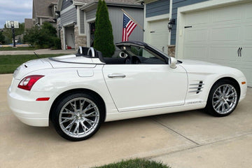 Wheels For Chrysler Crossfire MRR GF5 18x8.5 / 19x9.5 5x112 Silver Rims Set 4