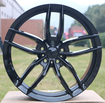 20" Tuner Wheels 20x8.5 +35 5x114.3  For Accord Camry Optima Black Rims Set 4