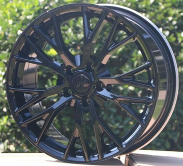 18x8.5 / 19x10 Gloss Black Wheels For Corvette C6 C7 5X120.7 Staggered Rims Set