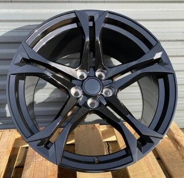 20" Black Wheels 20x10 / 20x11 Fit Chevrolet Camaro SS LS RS ZL Chevy Set 4 Rims