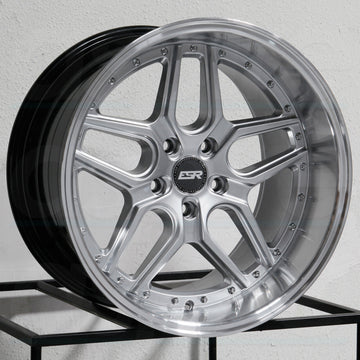 ESR CS15 19x9.5 5x120 22 Hyper Silver Wheels(4) 72.56 19" inch Rims New
