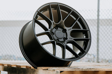 18" Aodhan AH-X AH10 Wheels 18x8.5 / 18x9.5 +35 5x120 Matte Black Rims Set 4