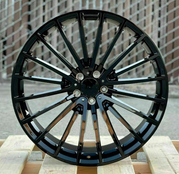 19x8.5 Gloss Black Wheels Fit Mercedes S430 S500 S550 CL500 CL550 19" Rims Set 4