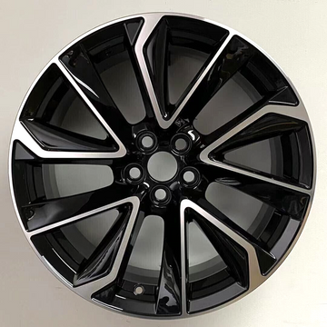 20" Wheels For TOYOTA Corolla 20x7.5 +35 5X100 Black Machined Face Rims Set 4