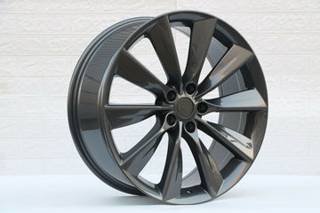 21" Wheels Set For Tesla Model S X 21x9 ET40 5x120 CB64.1 Grey Set OF 4 Rims