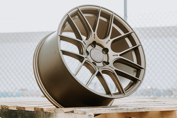 18" Aodhan AH-X Wheels 18x8.5 / 18x9.5 +35 AH10 5x112 Matte Bronze Rims Set 4