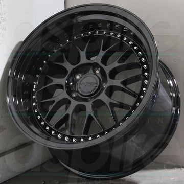 19" ESR SR01 Gloss Black Wheels 19x10.5 +22 5x114.3 Deep Dish Rims Set 4