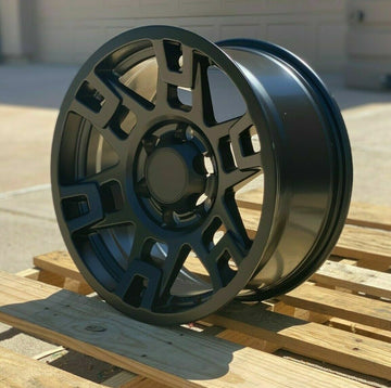 4 Sema Off-Road Wheels 17x9 6x139.7 +0 Lifted Tacoma 4Runner FJ Matte Black 17"