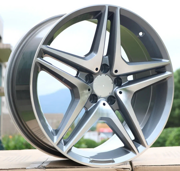 SET 4 18" Wheels For Mercedes C300 C350 E350 E550 18x8.5 / 18x9.5 +45 5x112 Rims