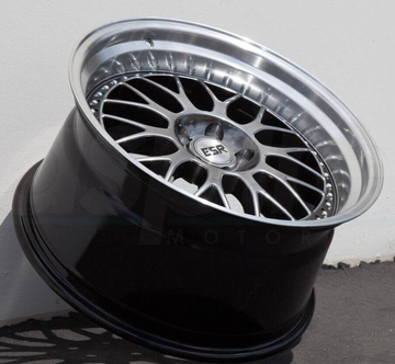 18x9.5 +22 / 18x10.5 +22 5x120 ESR SR01 Gunmetal Wheels 18" Rims Set 4
