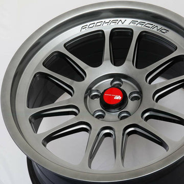 18" Aodhan Ah07 Wheels 18x9.5 +35 5x100 Hyper Black Rims Set 4