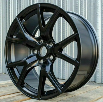 20x10 Wheels 5x127 CB71.5 +45 Matte Black 20" For Jeep Rims (Set of 4)