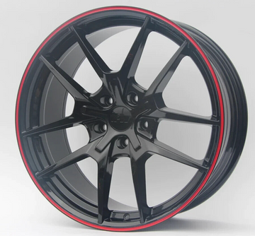 19" Tuner Wheels For Honda Accord Civic Prelude 19x8.5 +35 5x114.3 FK8 Style Set