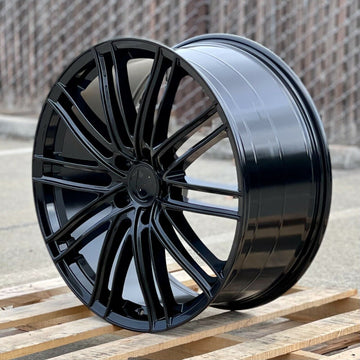 22" Wheels Fits Porsche Cayenne GTS Turbo Hybrid Diesel GTS Style Gloss Black