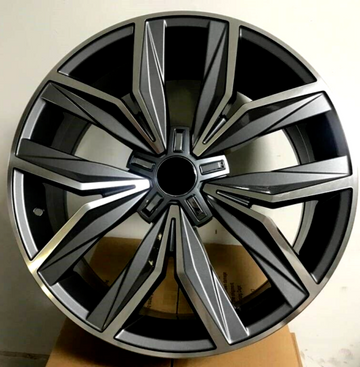 19" Wheels For VW Volkswagen Jetta Passat Golf R GTI 19x8 5x112 +45 Rims Set 4