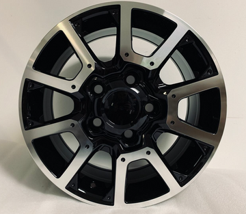 18" Wheels Fit Toyota Tundra Land Cruiser Sequoia 5x150 Black Machined Rims Set