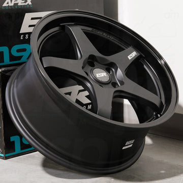 ESR AP5 18x8.5 5x100 30 Black Wheels(4) 72.56 18" inch Rims