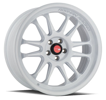 18 Inch Aodhan Ah07 Gloss White Wheels 18x9.5 +30 5x114.3 Rims Set 4