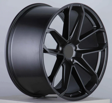 22x10 Wheels Satin Black Fits Porsche Cayenne Audi Q7 5x130 22" GT Style Set 4