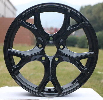 17" Wheels 17x7.5 5x114.3 +42 FK2 Style Black For Honda Civic Accord CRV Set 4