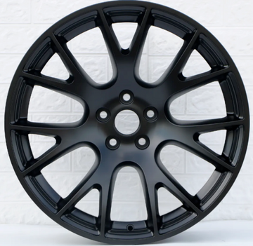 20" SRT Style Wheels For Dodge Charger Challenger 20x9 / 20x10.5 Matte Black Set