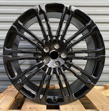 22" Wheels Fit Range Rover Land Rover 5x120 Gloss Black 22x9.5 Rims Set 4
